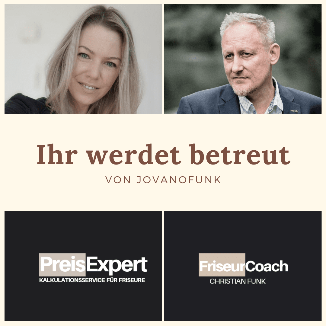 Friseur Coach- Christian Funk - Friseurcoaching - Martina Jovanovic - PreisExpert - Friseur Kalkulation