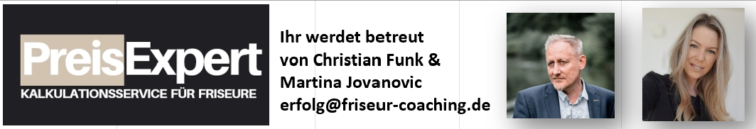 PreisExpert Martina Jovanovic & Christian Funk - Kalkulation für Friseure