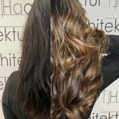 Friseursalon Haarchitektur Balayage